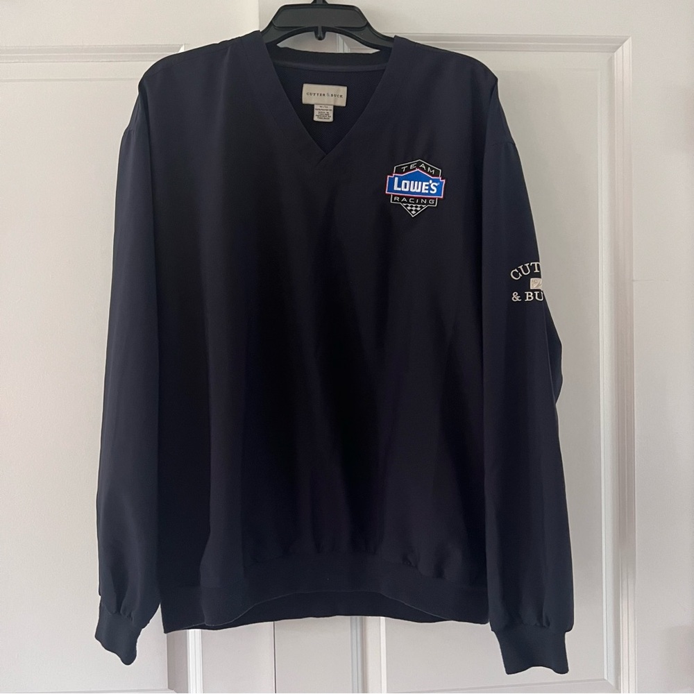 Cutter & Buck Men's Navy V-Neck windbreaker medium